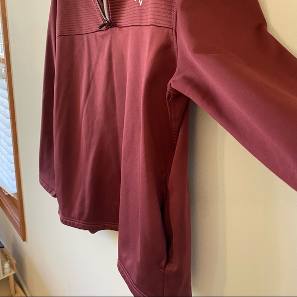 Callaway XL 1/4 Zip Pullover Sweater Men Maroon Golf Shirt - Picture 6 of 13